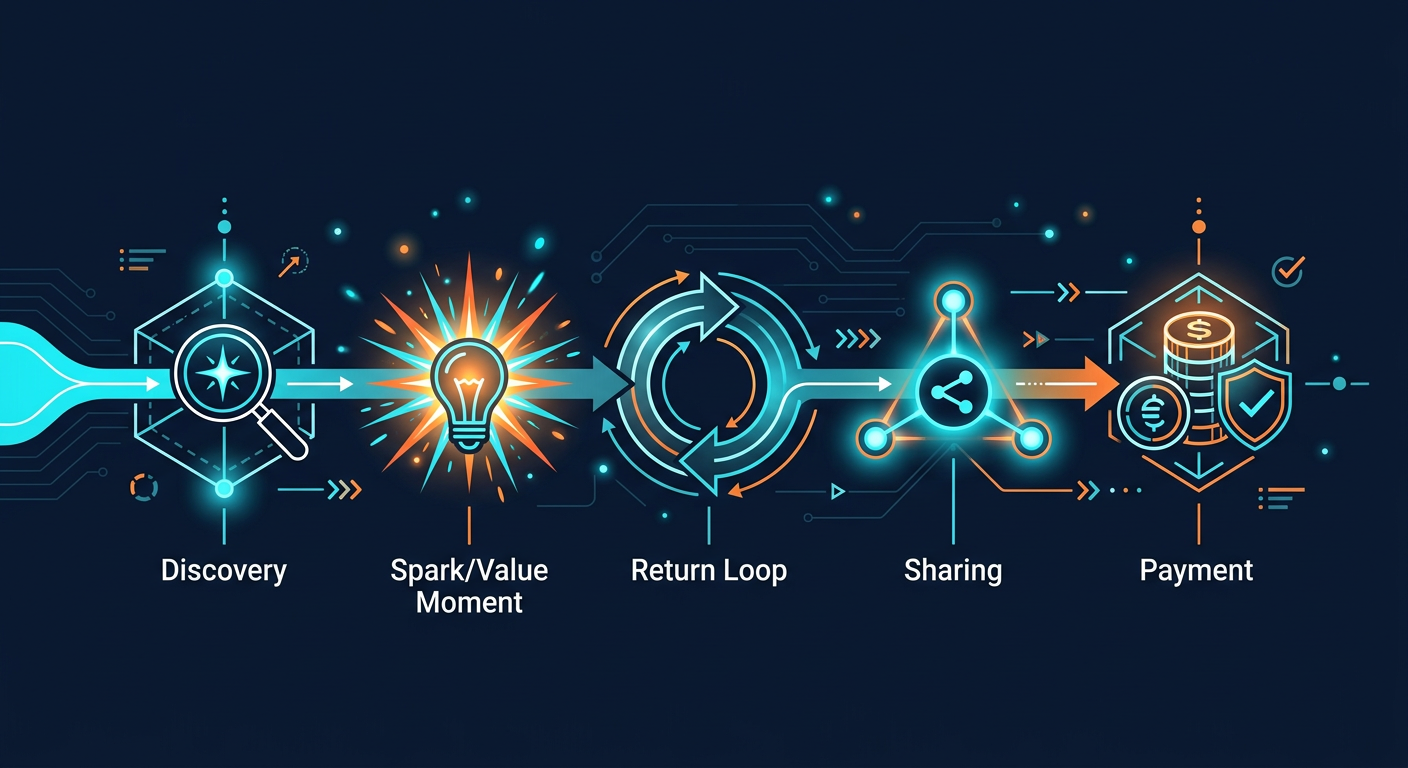 AARRR stages diagram